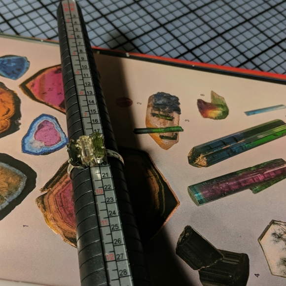 Green tourmaline ring - Picture 6 of 6